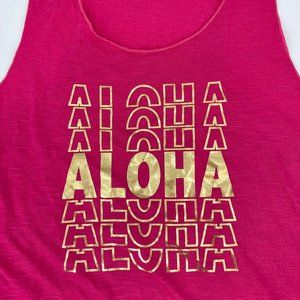 Miken Juniors Pink Gold Aloha Swim Cover Up